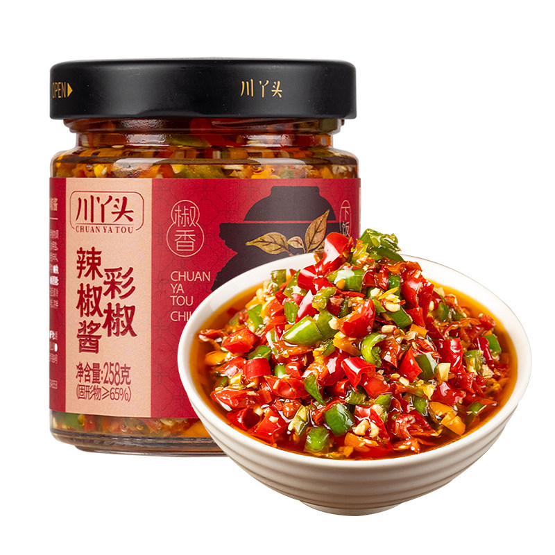 川丫头彩椒辣椒酱下饭菜拌饭拌面