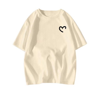 港风纯棉600g重磅t恤男2024夏季新款男女情侣休闲宽松百搭潮牌