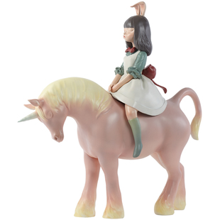 可米生活《白夜童话》独角兽摆件艺术品雕塑生日结婚礼品创意礼物