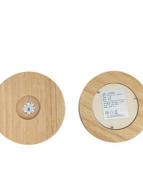 发光实木灯触摸式LED小夜灯