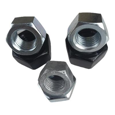 GB6171/GB6176高强度细牙螺母8级10级12级六角细牙反牙螺帽蓝白锌