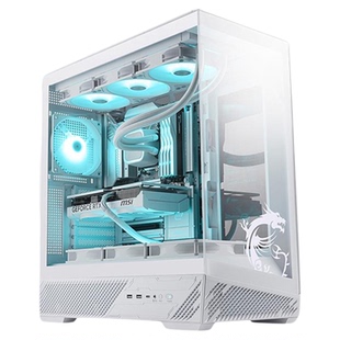 微星131L PZ黑龙/白龙海景房机箱ATX背插玻璃侧透电脑台式主机箱