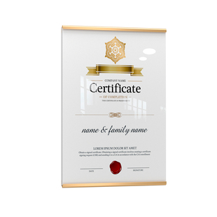 专利荣誉证书框挂墙A4奖状展示框亚克力相框免打孔A3营业执照框架