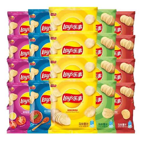 乐事薯片原味小包黄瓜味办公室吃货解馋小零食休闲食品小吃大礼包
