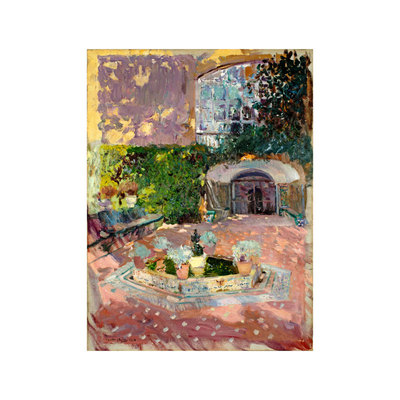 高清微喷纯棉油画布橙湖精品定制