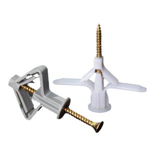 膨胀螺丝石膏板专用飞机胀管蝴蝶型空心墙砖吊顶螺栓涨塞固定神器