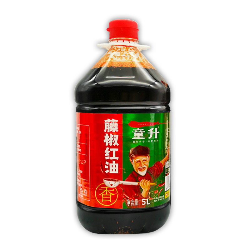 童升藤椒红油5l四川油油泼辣子