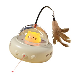 猫咪玩具车自动逗猫棒自嗨解闷电动充电智能激光灯红外线宠物用品