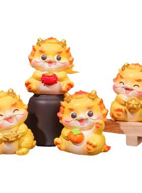 龙年吉祥物手办公仔生肖龙小摆件