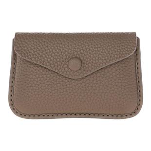 蠢小鱼diy手工零钱包女迷你收纳卡套包自制作卡包头层牛皮材料包