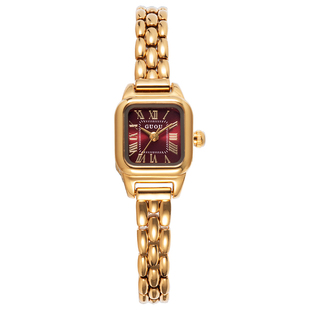 weneed轻奢小众手表女款高级感正品名牌女士方形复古气质钢带女表