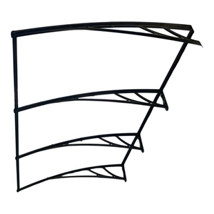 静音雨棚上海定制 铝合金支架雨篷定做 阳台别墅庭院挡雨包安装