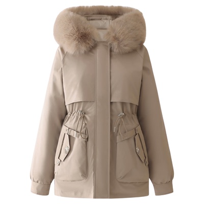 派克服女2025年新款短款加厚加绒