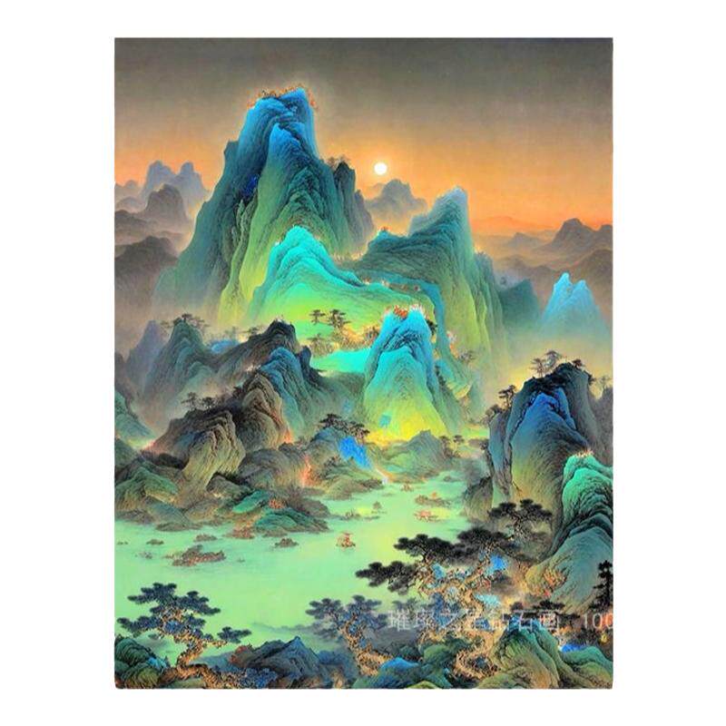 钻石画满钻风景千里江山图