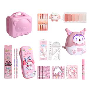 高颜值玉桂狗文具套装儿童礼盒生日礼物小学生文具3D手提箱大礼包