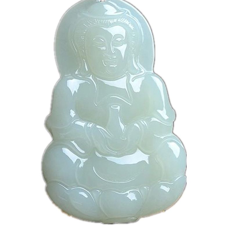 阿富汗观音菩萨玉石吊坠