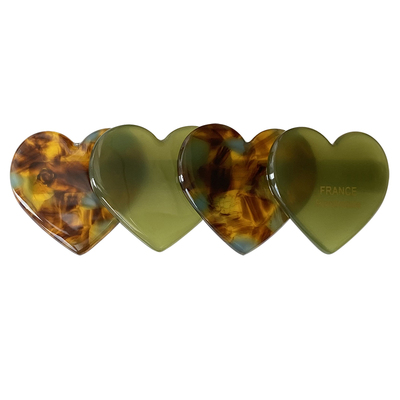 法式爱心弹簧夹公主头发夹