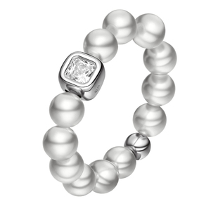 HEFANG何方珠宝气泡方糖戒指轻奢优雅饰品高级感新年礼物