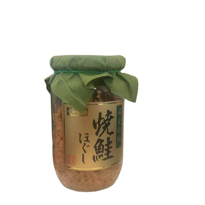 限时促销！日本原装北海道秋鲑烧鲑鱼肉松肉碎三文鱼肉拌饭料180g