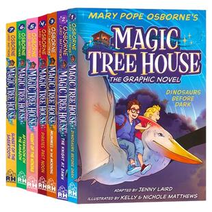 Magic Tree House Graphic Novel 神奇树屋 全彩漫画版 7册  畅销经典 魔幻冒险 漫画小说 小学生课外读物 6-9岁 英文原版进口图书