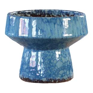 蘑菇火锅盆多肉花盆粗陶透气大口径绿植盆栽老桩悬崖桩带脚创意盆