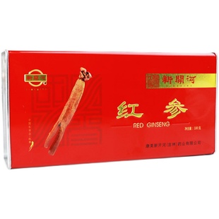 【非遗技艺】新开河红参高丽参无加糖吉林长白山人参红参官方店