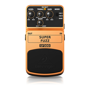 BEHRINGER/百灵达SF300 UV300 UT300 吉他贝斯失真法兹单块效果器