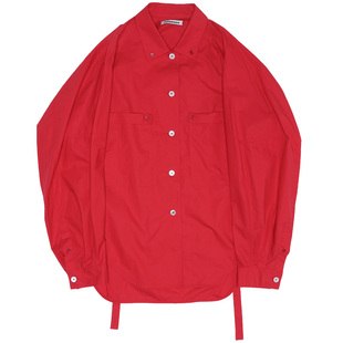 fafamoon设计师品牌 2025夏季新品薄形连袖衬衣长袖透气衬衫女