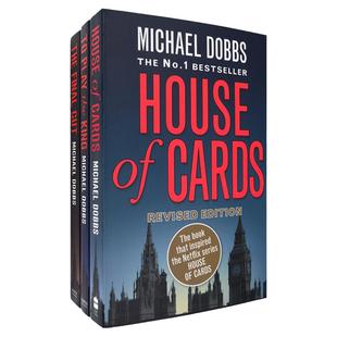 【现货】House of Cards 纸牌屋三部曲 合售 Michael Dobbs迈克尔·道布斯 影视小说 英版进口 原版小说 艾美奖等