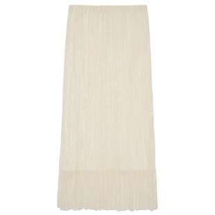 MESUX米岫26春朦胧雪纺纱裙浪漫美学气质长款百褶半裙MOSUS401