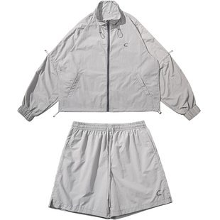 CLAMISGOLD“未来灰”凉感防晒衣套装UPF50+骑行服户外山系皮肤衣