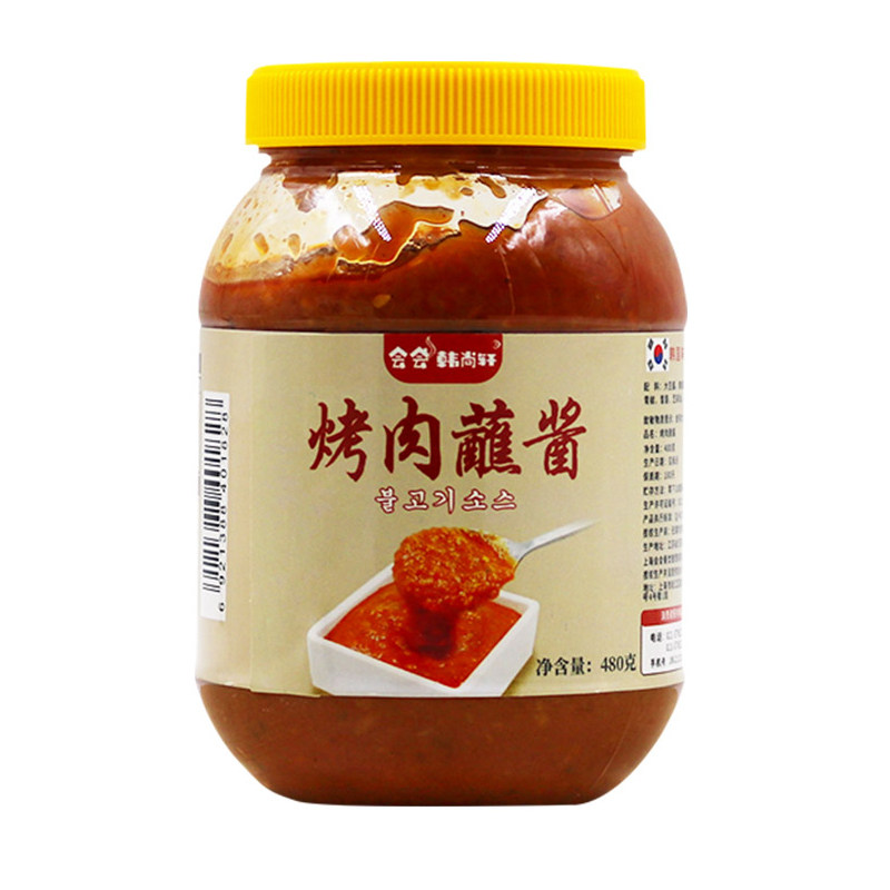 韩尚轩韩国风味烤肉蘸酱韩式烧烤蘸料汁家用日式五花肉调味料480g