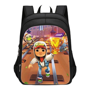 2022新款书包男大容量轻便双肩背包卡通地铁跑酷小学生儿童幼儿园弗兰克包包减负时尚潮流来图定制耐脏初中生