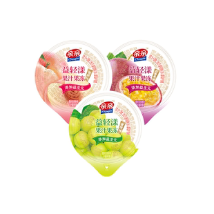 亲亲益轻漾果汁果冻0脂添加益生元休闲儿童清凉解馋小零食水果味