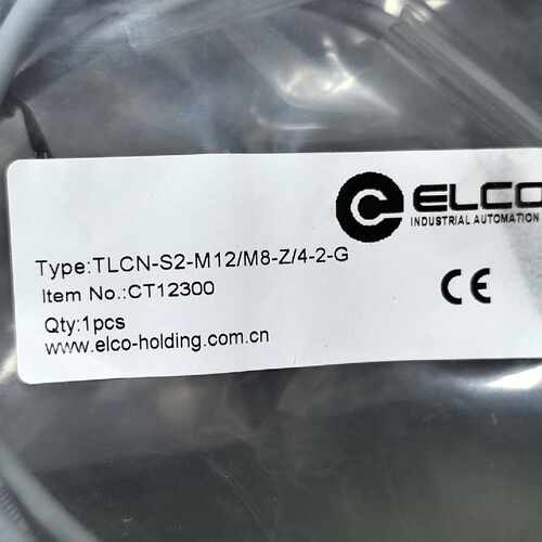 议价宜科ELCO连接线TLCN-S2-M12/M8-Z/4-2-