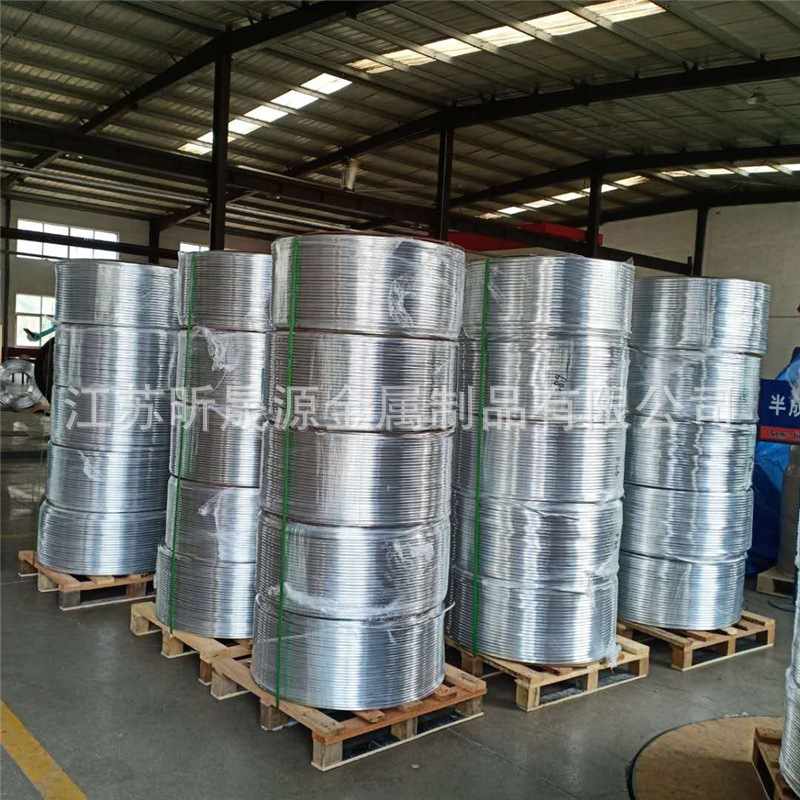 厂家供应盘管冷却热交换用铝合金可零弯管1100切加工