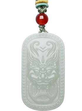 六桂福吉运貔貅和田玉吊坠男玉坠