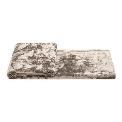 柏洛斯四季割绒现代鎏金色毯子