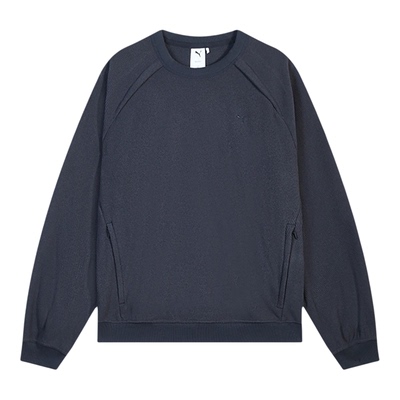 Puma/彪马正品FutureOFF1CE加绒宽松圆领经典针织卫衣636239-16