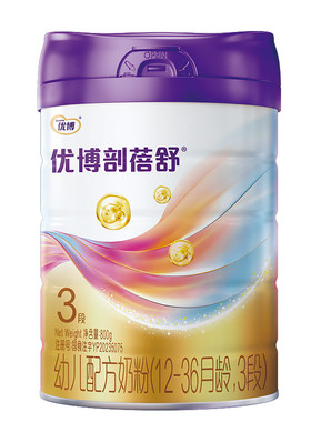 圣元优博剖蓓舒3段幼儿奶粉800g