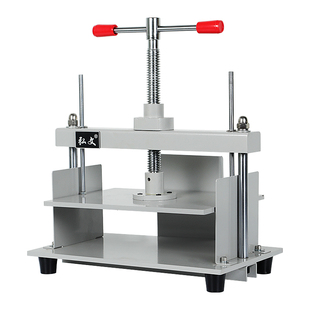 弘文小型压平机a4财务凭证纸币手动压纸器书本铁板a3平压机纸张压平器会计票据压书器纸板压纸机平整器压书板
