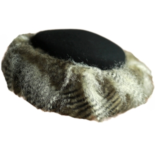 MING 看不见的红场 l 复古原创俄式羽状长绒毛羊毛药盒帽毡帽礼帽