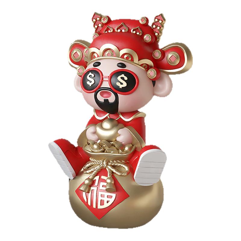 财神爷摆件开店开业礼物送朋友