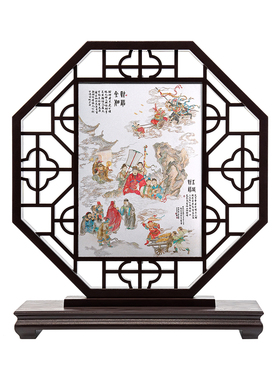皇城工坊银版画客厅桌面玄关摆件