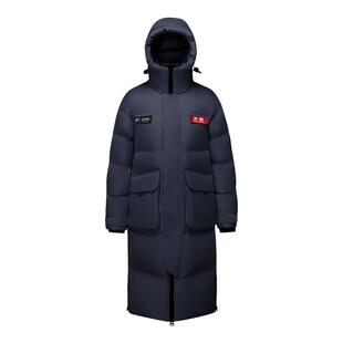 波司登新款羽绒服中性科技线男女同款时尚过膝长款加厚御寒