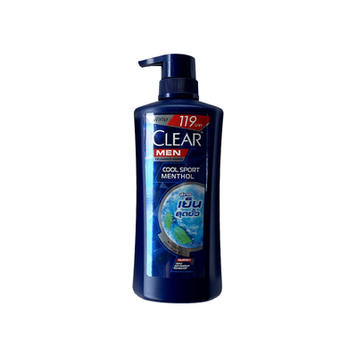 泰国CLEAR清扬洗发水薄荷柠檬清爽运动控油补水去屑止痒人参樱花