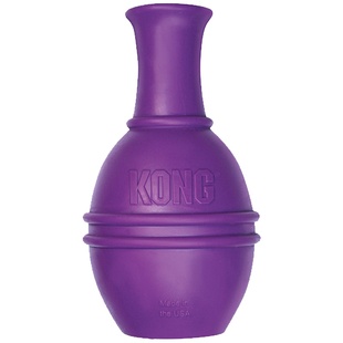 KONG狗漏食玩具磨牙解闷天才达芬奇藏食丰容天然橡胶智力宠物玩具