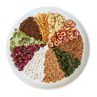 茯苓薏湿茶柠檬山楂荷叶玫瑰花茶包刮去排茶脂油减包肥湿气毒除祛