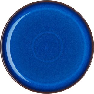 Denby丹碧英国进口帝王蓝陶瓷餐具家用平盘饭碗烤盘鱼盘