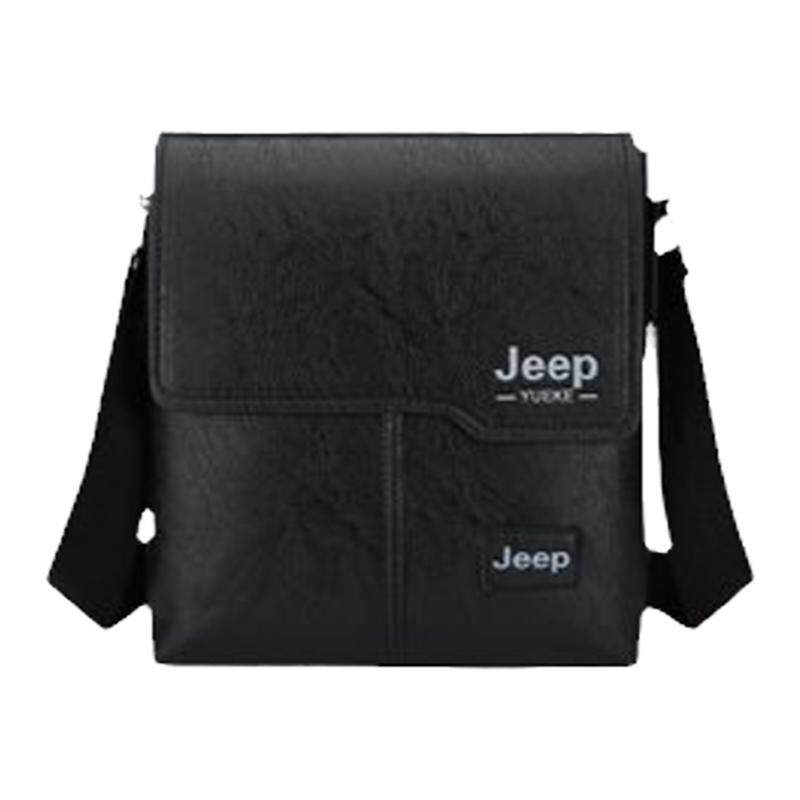 jeep吉普男士单肩包真皮商务男包斜挎包包牛皮挂包休闲斜跨小背包